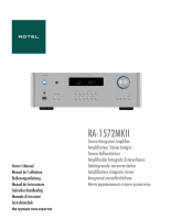 Rotel RA‑1572MKII - Owner manual